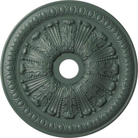 Ekena Millwork Tomango Egg & Dart Medallion (Canopies up to 6 3/4"), 27 7/8"OD x 3 7/8"ID x 2 1/2"P, Cloud Burst CM27TOCBF